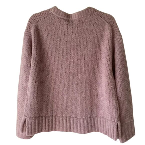 Toad & Co Cotati Dolman Wool Sweater Cappuccino Boucle Light Pink Size XS - Picture 2 of 6